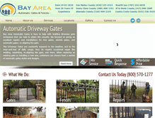 Tablet Screenshot of bayarea-automaticgates.com